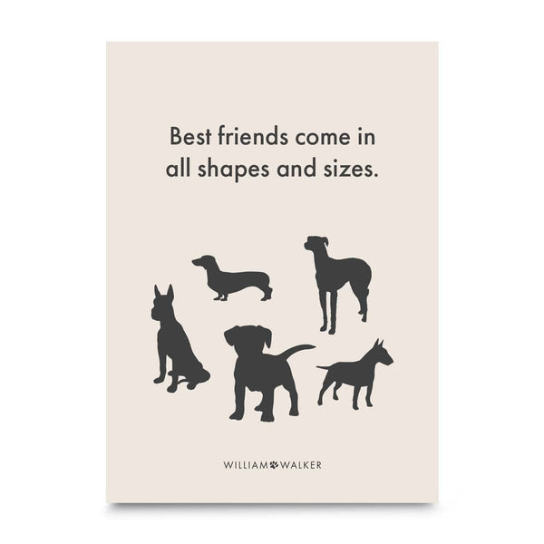 William Walker Postkarte - Best Friends
